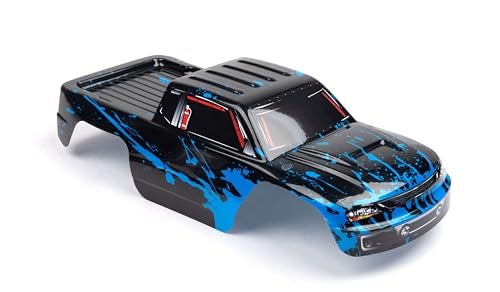 SummitLink Custom Body Compatible for 110 Scale RC Car or Truck Truck not Included Muddy Blue Over Black - Image 1