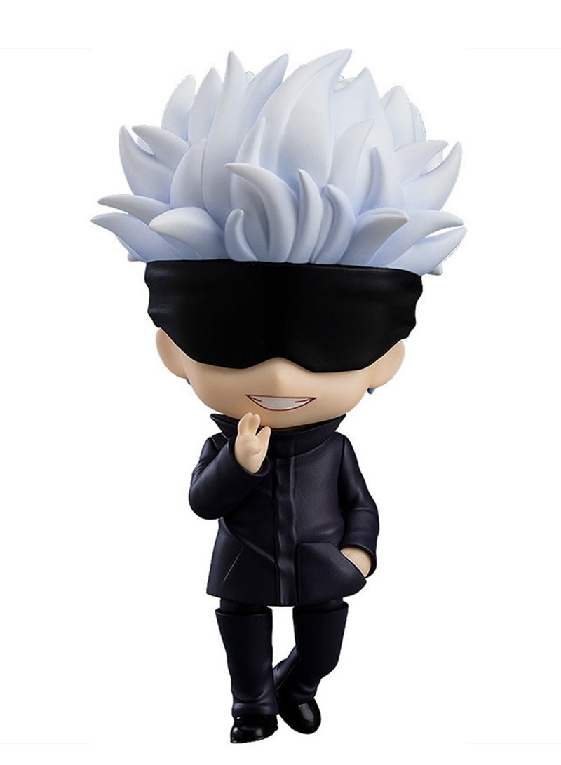 10 سنتيمتر Jujutsu Kaisen المنقولة Q نسخة Gojo Satoru أنيمي لعبة نموذج لجسم - Image 1