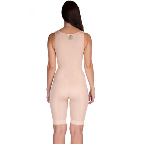 Lipoelastic  ليبوإيلاستيك VF جسم متنوع – ملابس ضغط لشفط الدهون، حزام بطن بعد الولادة، مشد كامل للجسم للنساء (طبيعي، XS) - Image 2