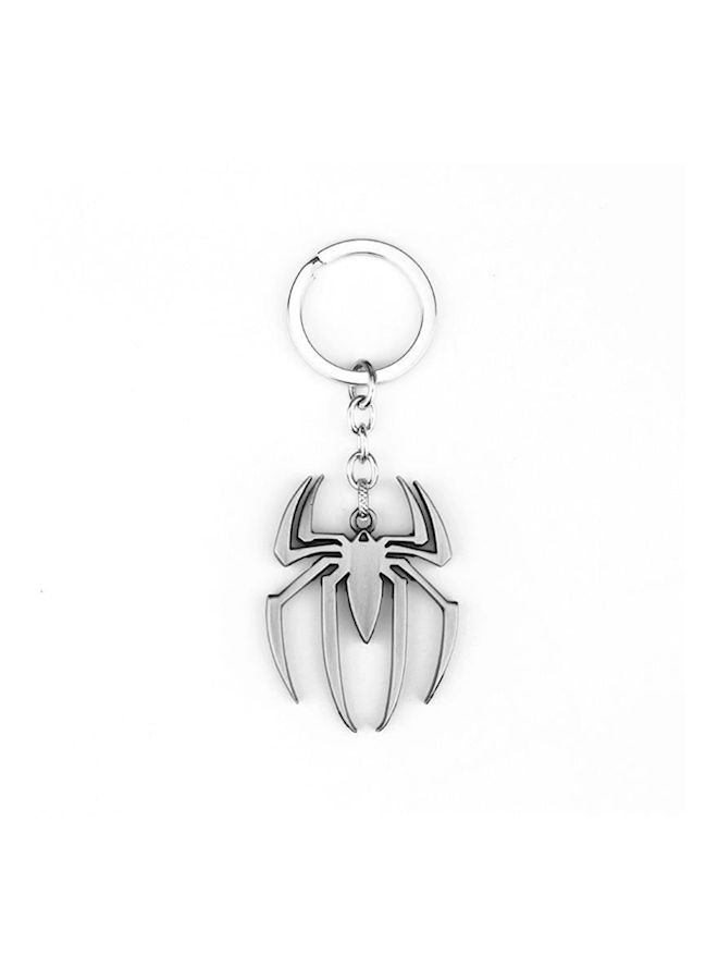 NIBEMINENT Keychain Of Metal In A Spider Matte Silver Color Item No 984 2 - Image 2