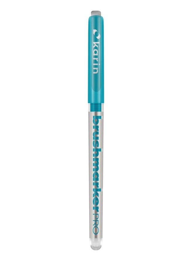 Karin Brushmarker PRO - Water-Based - Brush Tip - Turquoise (654) - Image 1