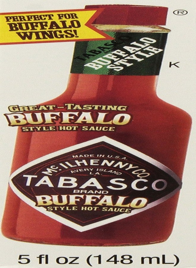 TABASCO Brand, Hot Pepper Sauce, Buffalo Wing Style, 5oz Bottle (Pack of 3) - Image 1