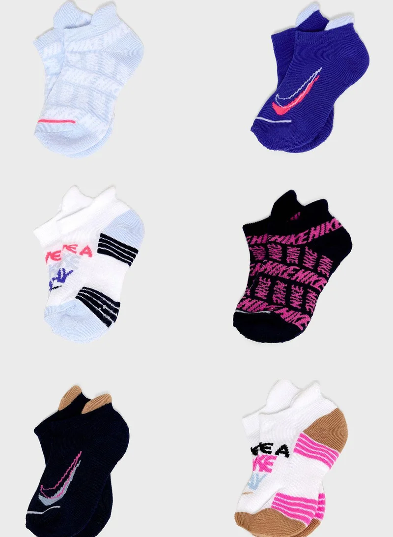 Nike Nike Kid's Block 6Pk Pull On Socks