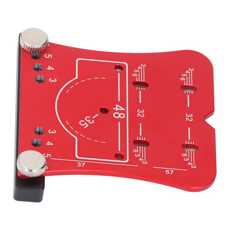 Hinge Boring Jig 4 Adjustable Hole Spacings - Precise Fast Drilling Hinge Drill Guide for Professional Carpenters Cabinet Door Woodworking - Image 4