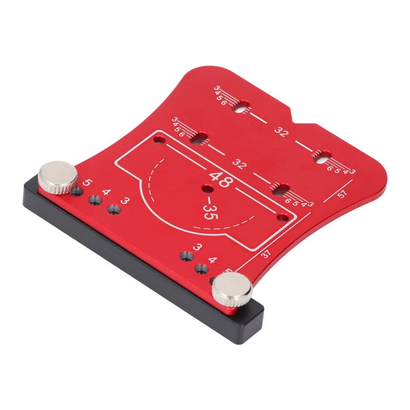 Hinge Boring Jig 4 Adjustable Hole Spacings - Precise Fast Drilling Hinge Drill Guide for Professional Carpenters Cabinet Door Woodworking - Image 5