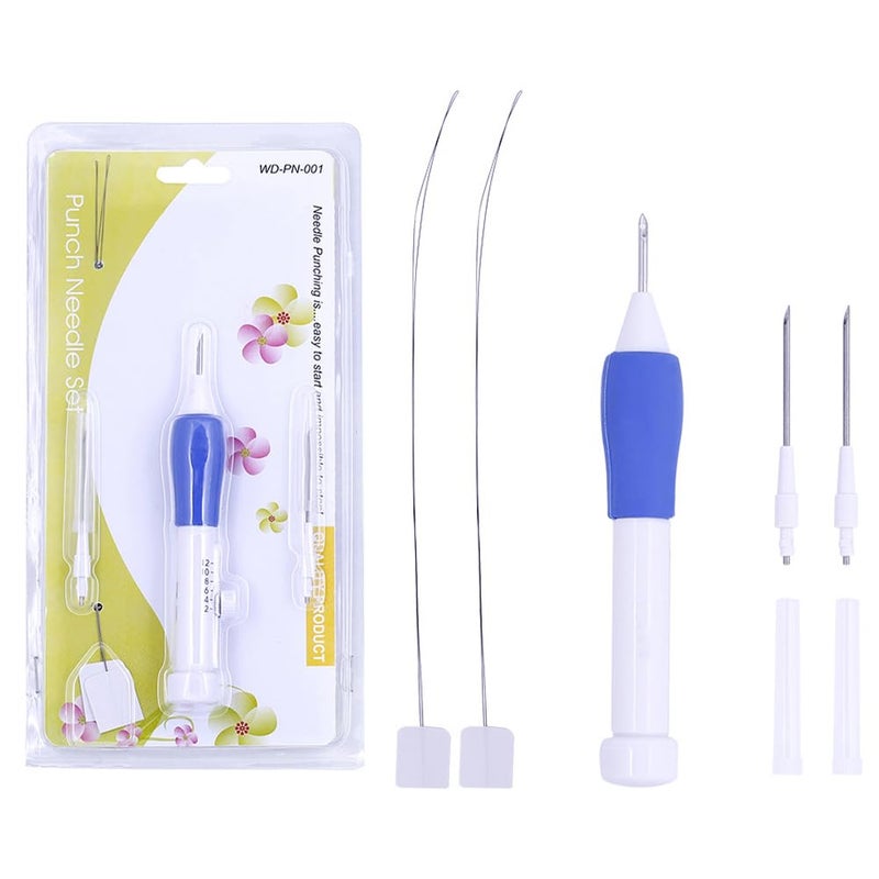 Hodaqe Embroidery Punch Pen Set With 3 Sizes - Needle Kit for Felting, Crochet, Knitting - Beginner Tool - Image 1
