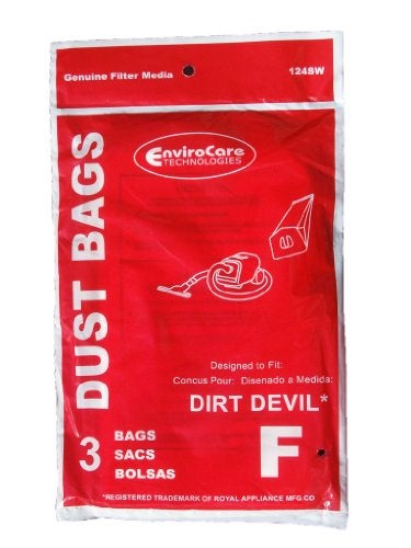 EnviroCare Replacement Vacuum Cleaner Dust Bags Made to fit Royal Dirt Devil Type F CanVac and Power Pak Canister Models 6 Pack - Image 3