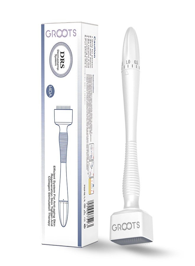 Groots Derma Hair Roller 540 Titanium Alloy Microneedling for Hair Regrowth | Beard Regrowth | Reduces Acne Scars | Rejuvenates Skin | Stimulates Hair Follicles for Men and Women (Stamp 0.5 to 3.0 MM) - Image 1