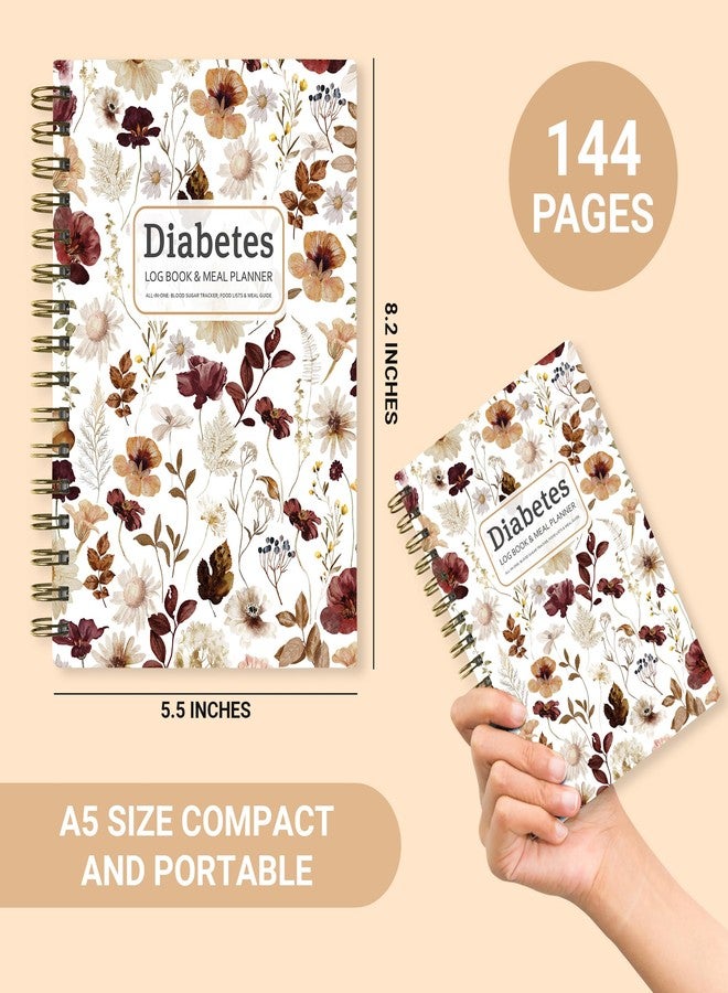 HAMIEW Diabetes Log Book & Food Journal - Blood Sugar Tracker, Food List & Meal Planner, Glucose & Carb Monitoring, GI Index Chart, Daily Record for Types 1 & 2 Diabetic Management - Image 2