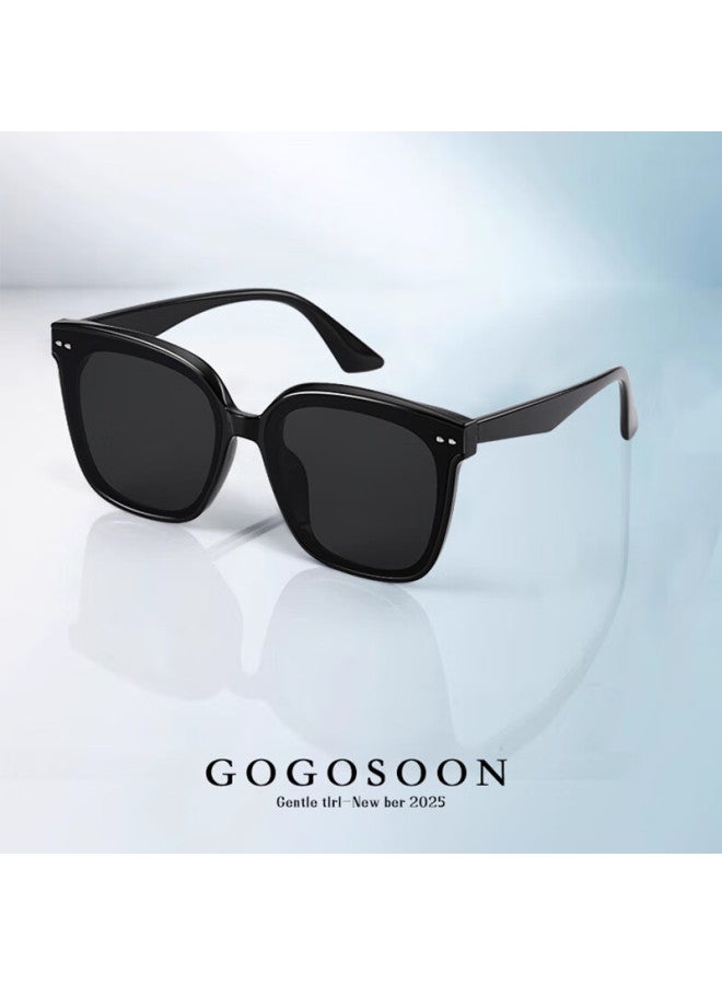 Gogosoon Popular Gm Sunscreen Sungl Women New High-end Square Round Face Sun Gl Uv Protection Myopia Gl Men - Image 3