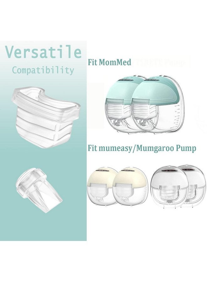 توفيفيلد صمام منقار البط من TOVVILD، 4 قطع، غشاء سيليكون، مناسب لمضخة الثدي Mommed S21، متوافق مع مضخة الثدي Missaa Mumgaroo S18/S19، ملحقات استبدال أجزاء مضخة الثدي - Image 2
