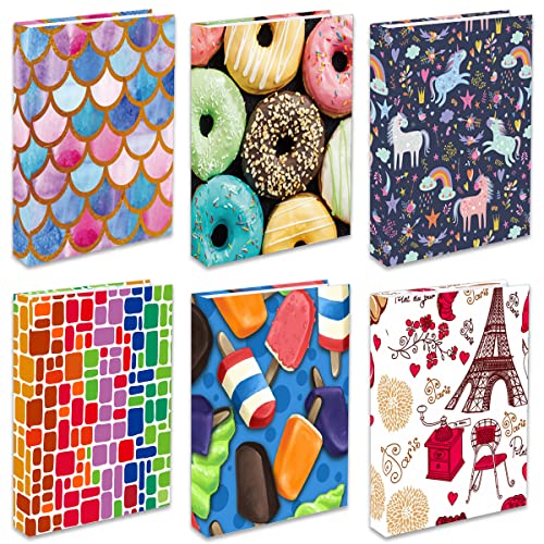 ARTLYMERS 6 Pack Stretchable Book Covers, Jumbo Book Sleeves for Textbook Hardcover Books up to 9 x 11 Inches, Reusable, Washable and Protective Textbook Covers for School Kids Boys Girls - Image 2
