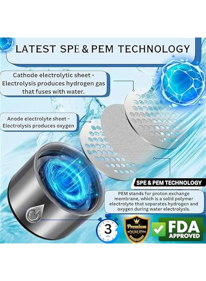 Arabest Portable Hydrogen Water Generator Bottle, Refine Your Water in Just 3 Minutes, Ideal for Work, Travel, and Hydration, Perfect Gift for Loved Ones. - Image 2