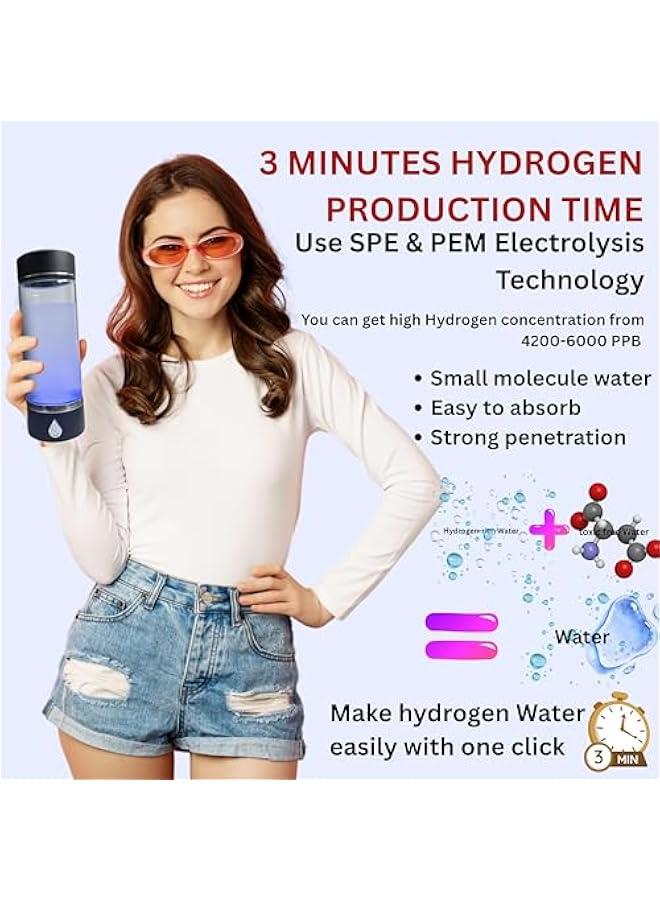 Arabest Portable Hydrogen Water Generator Bottle, Refine Your Water in Just 3 Minutes, Ideal for Work, Travel, and Hydration, Perfect Gift for Loved Ones. - Image 4