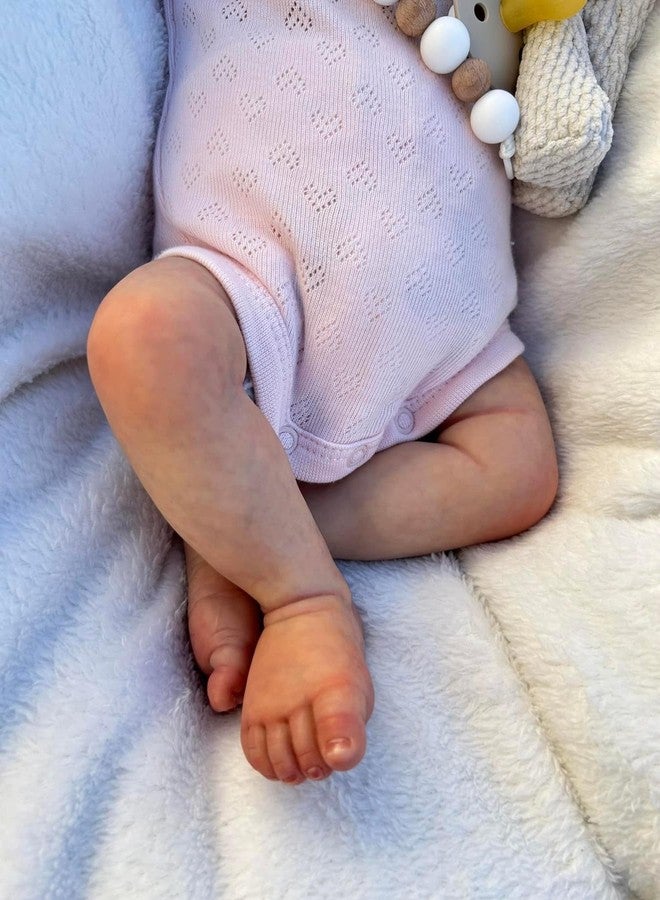 Zero Pam 18 inch Lifelike Twin Reborn Baby Dolls Girl,Cheap Realistic Silicone Newborn Baby Doll Twins with Soft Weighted Cloth Body Full Vinyl Limbs Real Looking Babies Boy Dolls with Accessories - Image 4