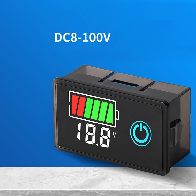 Red Digital Voltages Battery Meter LCD Display Voltmeter Tester Instrument 8 100V Vehicle Boats Marine Home Appliances - Image 3