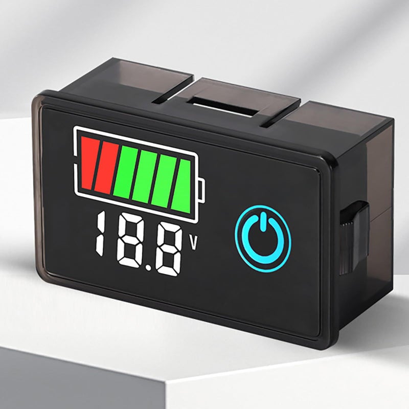 Red Digital Voltages Battery Meter LCD Display Voltmeter Tester Instrument 8 100V Vehicle Boats Marine Home Appliances - Image 5