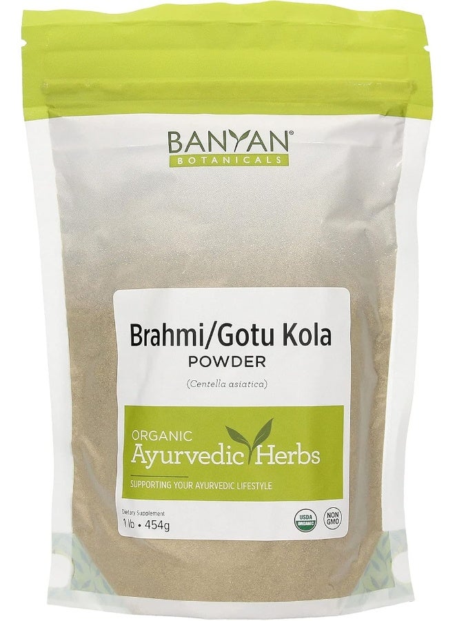 Banyan Botanicals Brahmi/Gotu Kola Powder – Organic Centella Asiatica