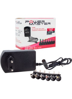 melekstore Powermaster PM-18745 3-Volt - 12-Volt 3-Amp Multi-Tip Regulating Step-up Adapter  - Image 1