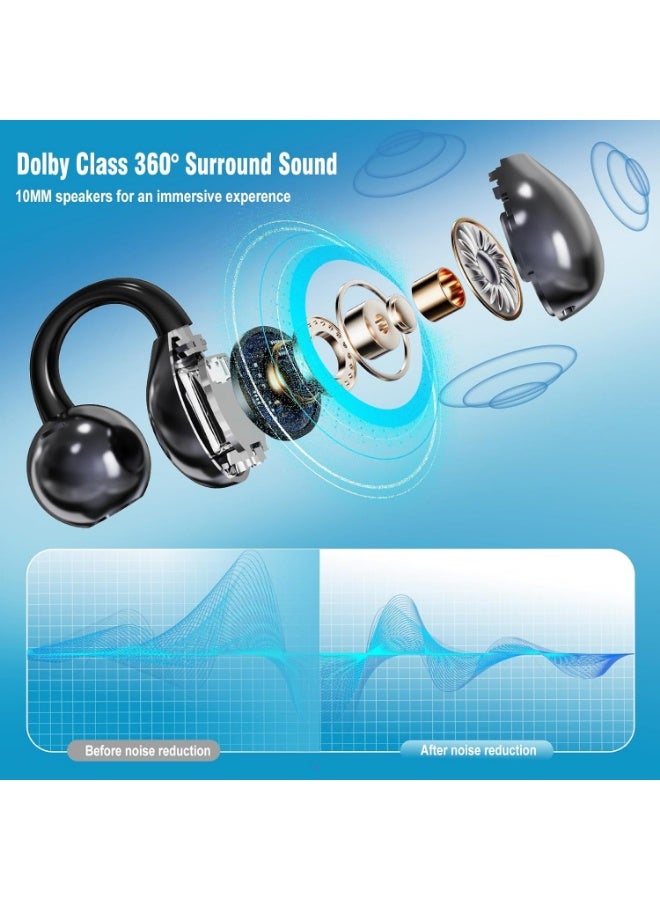 عربست سماعات ترجمة الذكاء الاصطناعي في الوقت الحقيقي ، سماعات ترجمة 164 لغة ، 3 في 1 مقطع لاسلكي على سماعات ، سماعات بلوتوث 5.4 ، جهاز ترجمة للتعلم التجاري للسفر (أسود) - Image 4