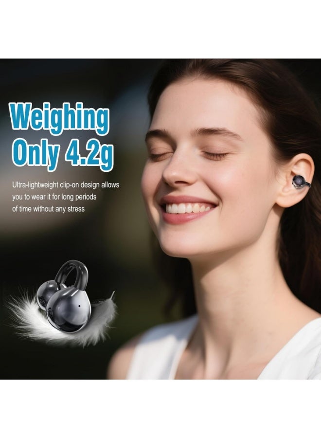 عربست سماعات ترجمة الذكاء الاصطناعي في الوقت الحقيقي ، سماعات ترجمة 164 لغة ، 3 في 1 مقطع لاسلكي على سماعات ، سماعات بلوتوث 5.4 ، جهاز ترجمة للتعلم التجاري للسفر (أسود) - Image 2