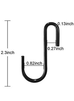 KASTWAVE 30 Pcs S metal hook, Pans Pots Hooks Small S Shaped Hangers Hooks for Hanging Kitchenware Pans Pots Utensils Clothes Bags Towels Plants  - Image 5
