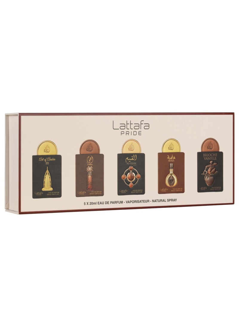 Lattafa PRIDE GIFTSET Collection GS Box - 04 for Unisex | 20ml X 5Pcs - Image 1