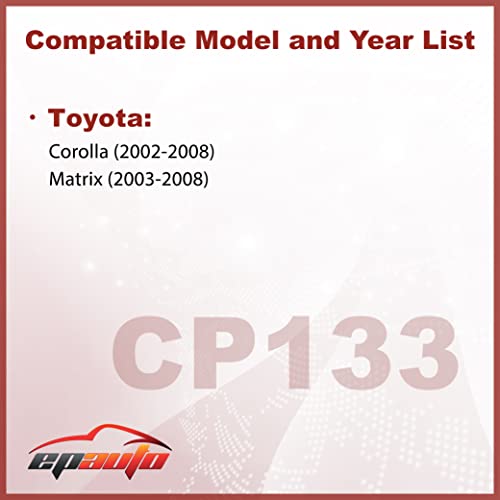EPAuto CP133 (CF10133) Replacement for Toyota Premium Cabin Air Filter include Activated Carbon - Image 2