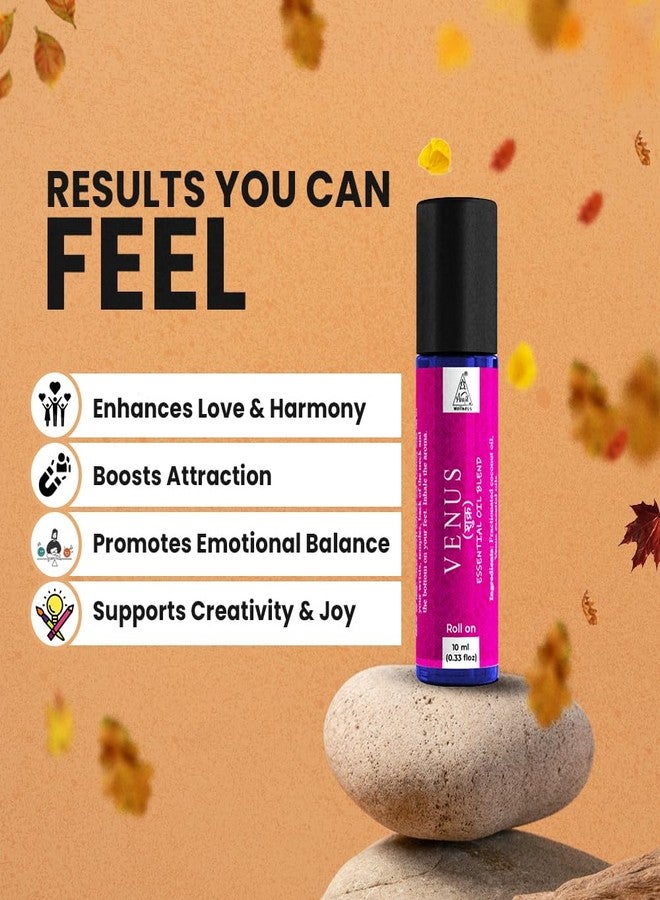 Anshil Venus Essential Oil Roll On | 10ml Love & Harmony Aromatherapy Blend | Natural Calm, Emotional Healing & Confidence Enhancer | Roll-On for Self-Love, Positivity & Inner Balance - Image 3