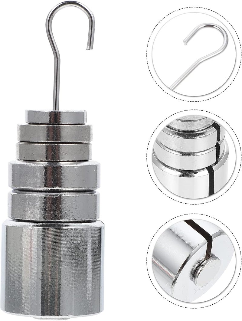 كلاراكو مجموعة واحدة من معدات التجارب الميكانيكية من كلارك، كتل مشقوقة، كتل مشقوقة وحامل، كتلة مشقوقة مع حامل، أداة تدريس الفيزياء، جهاز مختبر مع خطاف معدني - Image 1