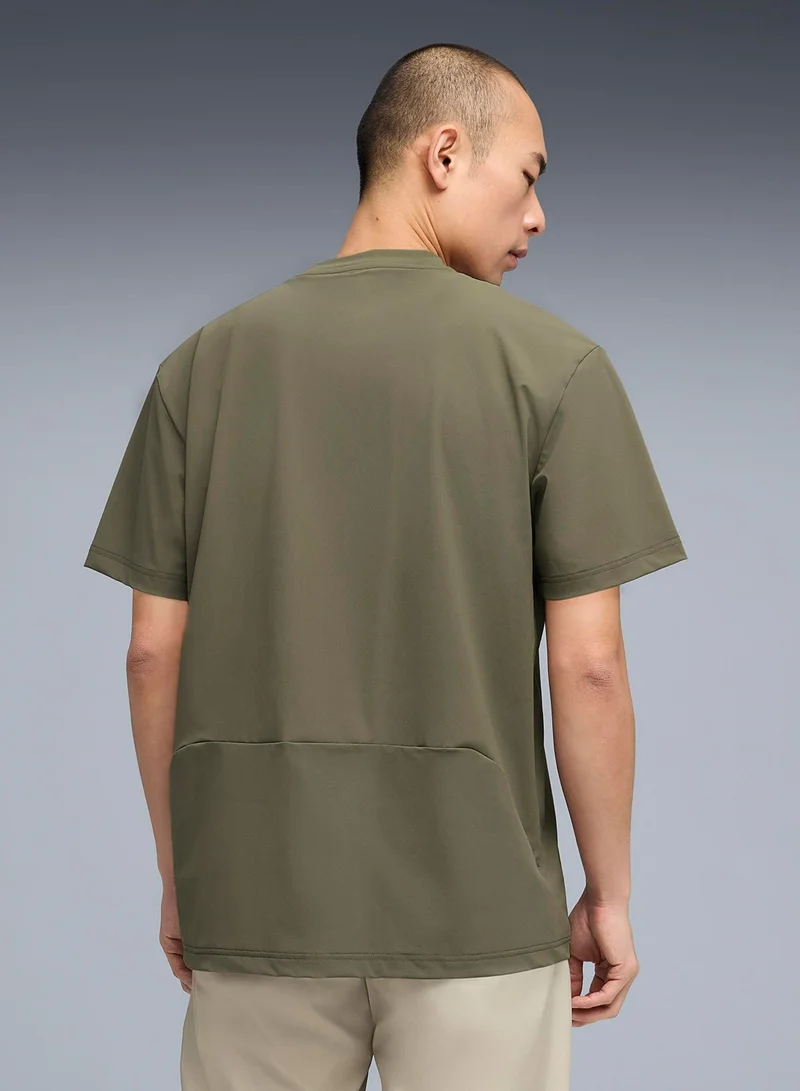 بوما تيشيرت بجيوب من نسيج تقني مريح