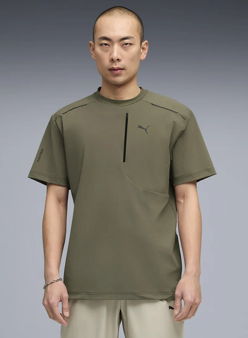 بوما تيشيرت بجيوب من نسيج تقني مريح