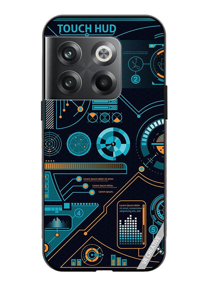 Protective Case Cover For OnePlus Ace Pro Touch Hud Design Multicolour