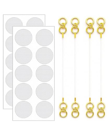 Super Softener Gold Plated Transparent, Stretchable, Adjustable, Lightweighted Ear Chain For Heavy Earrings – Comfortable Ear Support For Women & Girls (2 Pair) With Invisible Ear Lobe Support - Image 1