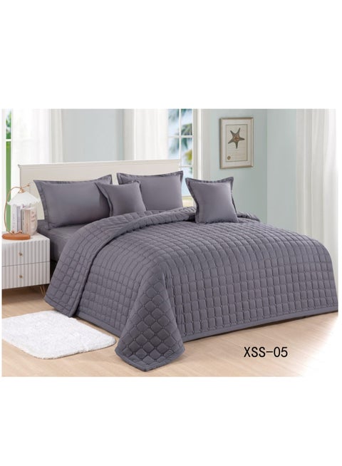 Neferin comforter set, 6-piece compressed bedspread, polyester comforter, size 240x220 cm