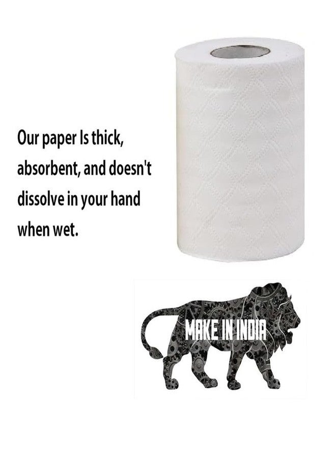 Rose Gold Toilet Paper Tissue Roll || Tissues Paper Rolls (Pack of 10-2 Ply Toilet Tissue Paper) - Image 4