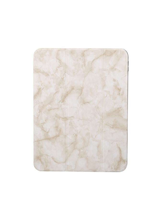 زبون حافظة لجهاز iPad 2025 / 2022 حافظة واقية ثلاثية الطي بملمس رخامي مع فتحة للقلم - Image 2