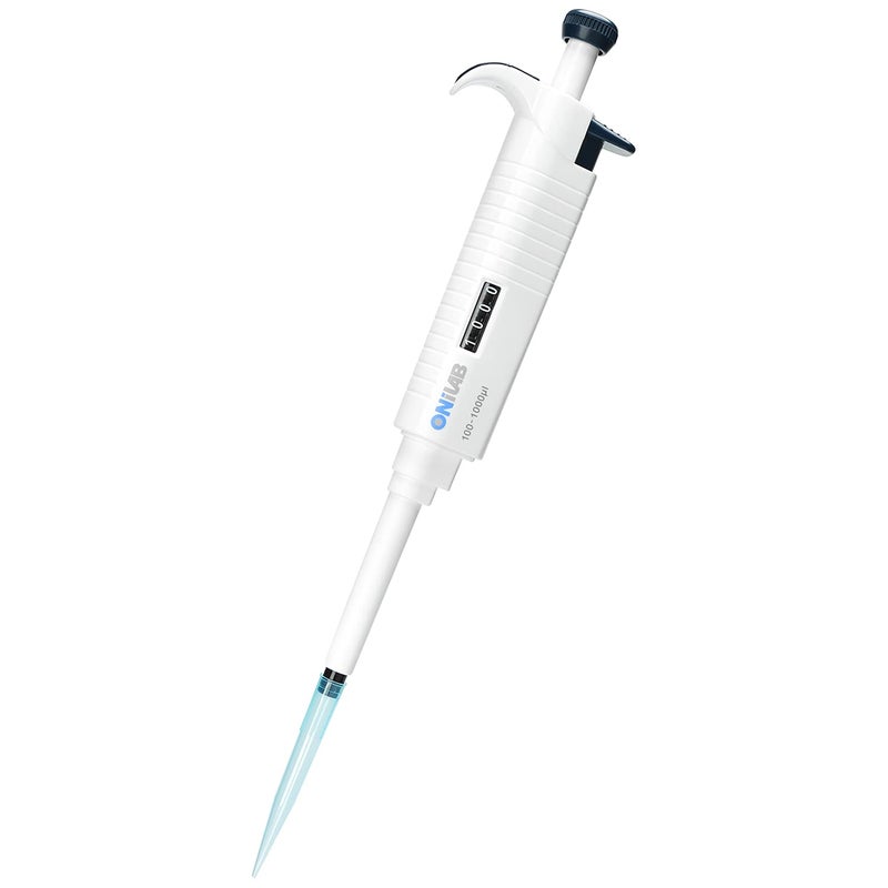 ONiLAB Lab Micropipette, Single Channel Pipette,Adjustable Volume Pipette, Micro Pipettes, High Precision Pipettor,Fully Autoclavable,0.5-10ul - Image 1