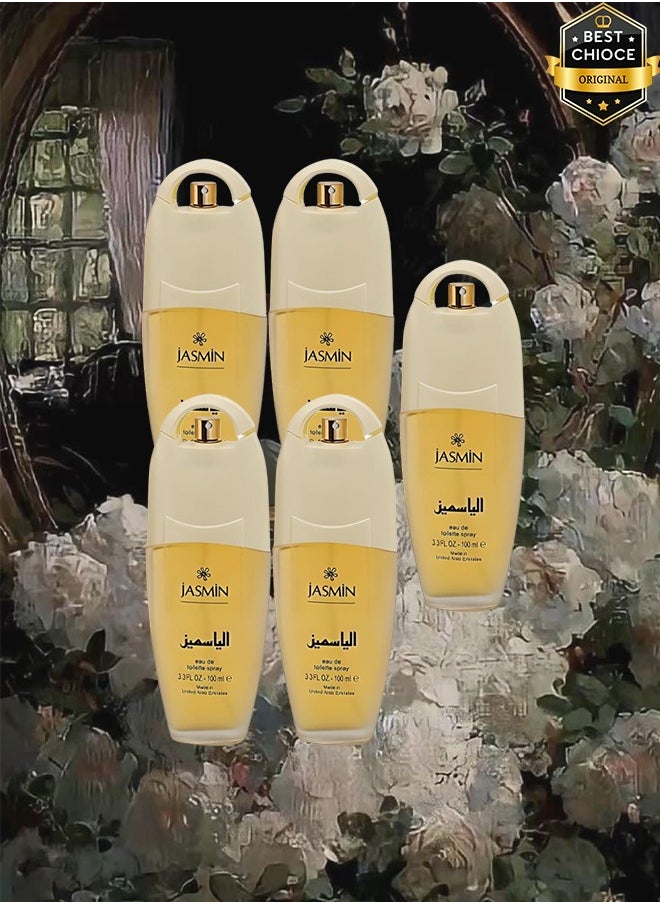 Jasmine - 5 Pieces Jasmin Perfume 100ml EDT - Image 1