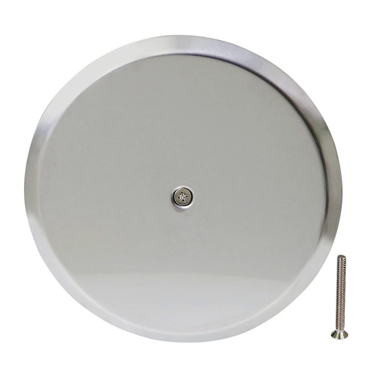 SUPPLYGIANT SUPPLY GIANT DD008SF2 Floor Cleanout Cover Plate 8Inch Stainless Steel 8 in Chrome - Image 2