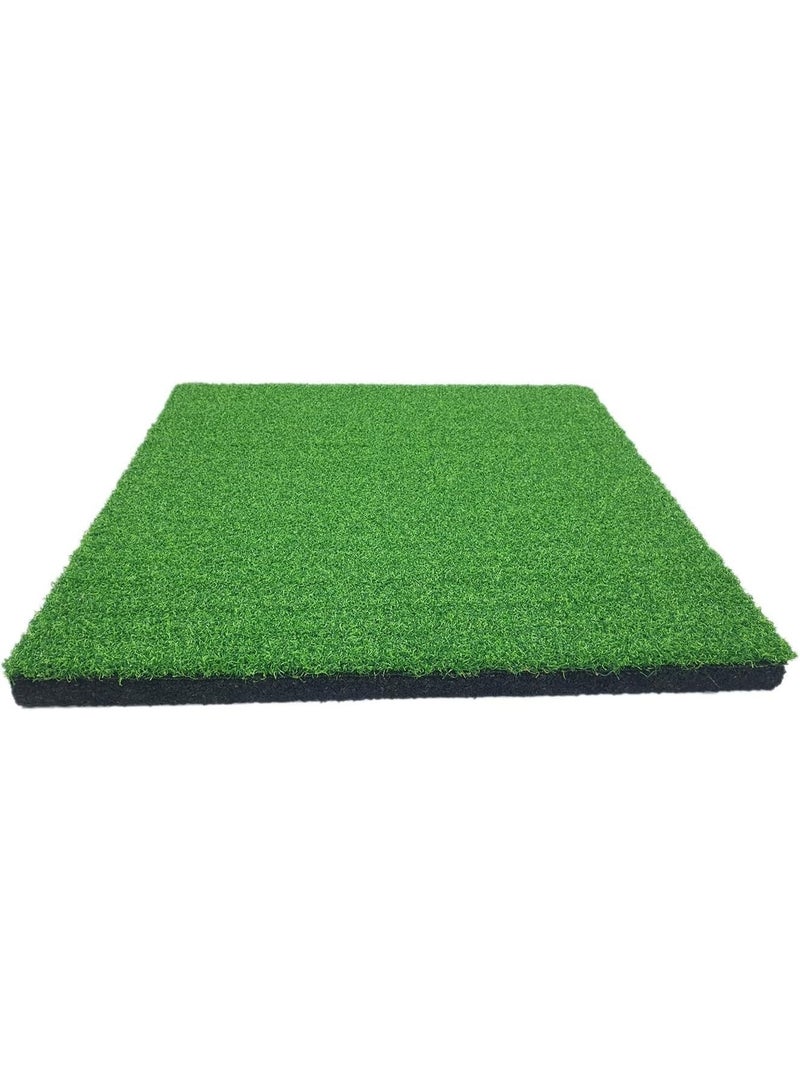terrain Terraplay 20MM Thick Artificial Grass Rubber Heavy-Duty Gym Floor Mat, Commercial Gym Rubber Floor Tiles, Shock Absorbing, Sound Proof High Impact Protective Flooring Mats for Gym & Home Use - Image 2