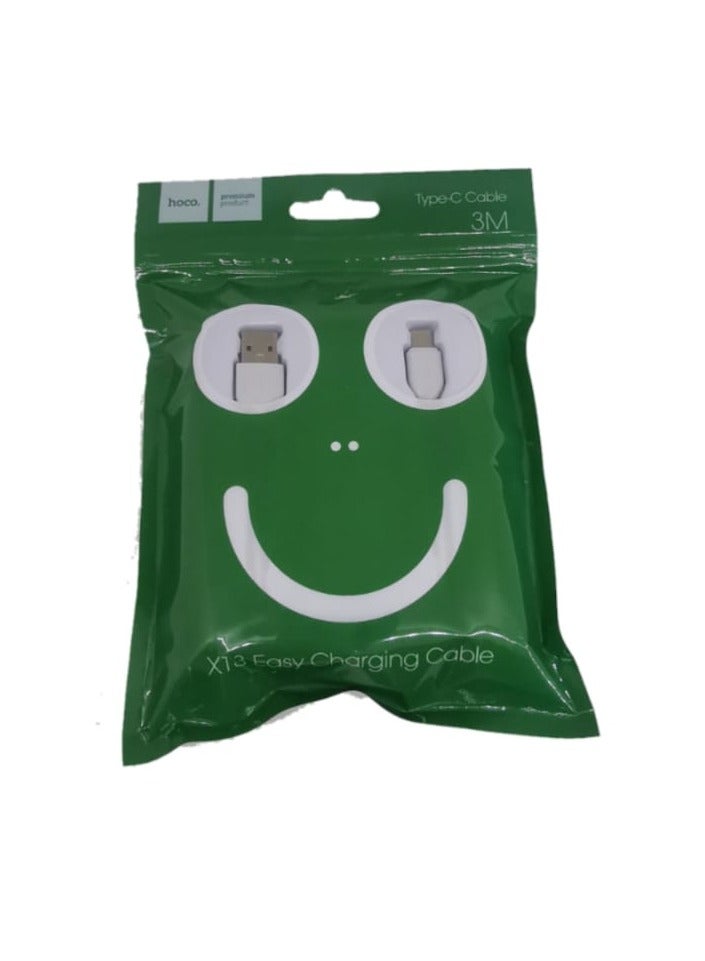 Hoco Type C charging cable 3m - Image 2