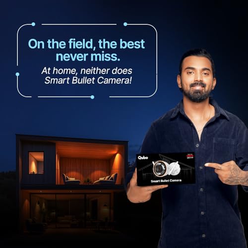 Qubo Smart Outdoor 3MP [2K] WiFi Bullet Camera [2026 Edition] by Hero Group | STQC Certified | Color NightPulse Vision | CCTV cam | AI Person Detection | IP66 Rating | Made in India - Image 3