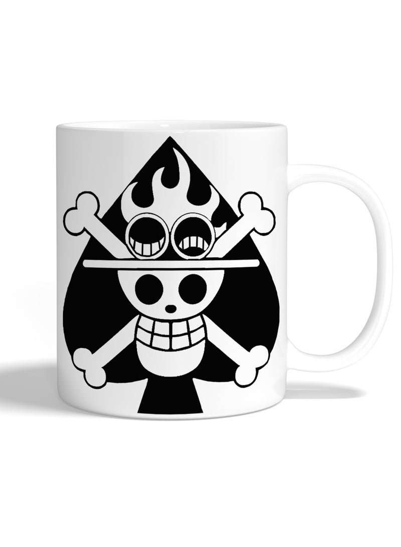 Fashion World Mug Printed with High-quality Anime One Piece ACE  - Image 1