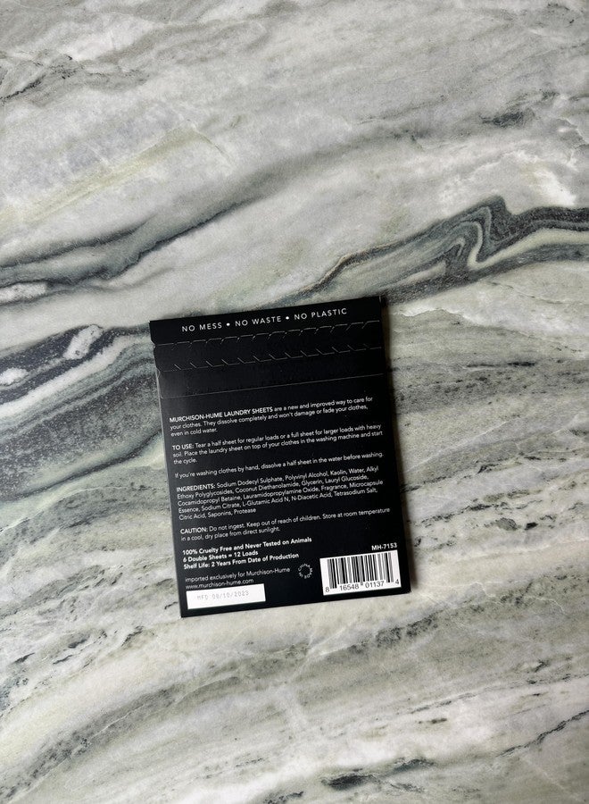 Murchison-Hume Laundry Sheets (Travel (12 Loads), Basil | Mandarin | Kale) - Image 4