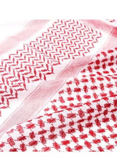 SYOSI Keffiyeh Arab Head Scarf for Men Sheikh Muslim Turban Saudi Dubai Headwear, Shemagh Tactical Desert Neck Headwear for Men and Women, 55x55 Inch  - Image 5