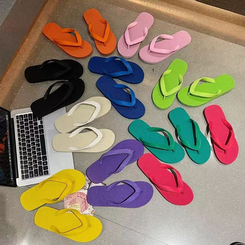 Thai Rubber Flip Flops Anti-slip Indoor Outdoor - Image 2