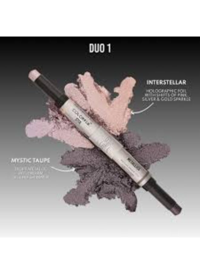 Danessa Myricks Beauty Colorfix Stix Multi-Use Pigment Stick Duo 1 Interstellar/Mystic Taupe - Image 3