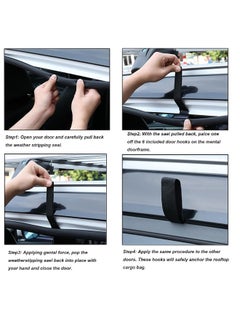 Generic Car Roof Box, Soft and Foldable Car Roof Box, Waterproof Car Roof Suitcase with Car Lock and Anti-Slip Mat Suitable for Cars, Vans, SUVs  - Image 4