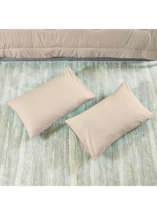 Home Box Ballina 3-Pieces Solid Cotton Queen Comforter Set 240 x 200 cm  - Image 2